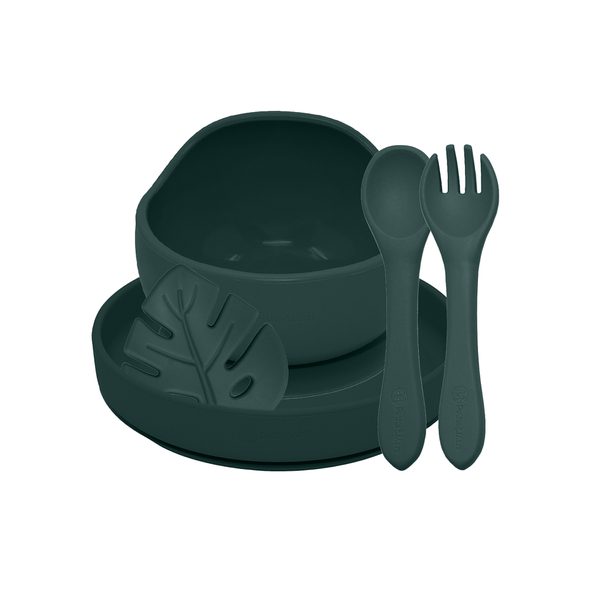 PETITE&MARS SET JÍDELNÍ SILIKONOVÝ TAKE&MATCH 4KS 6M+ - VÝHODNÉ SADY - KRMENÍ