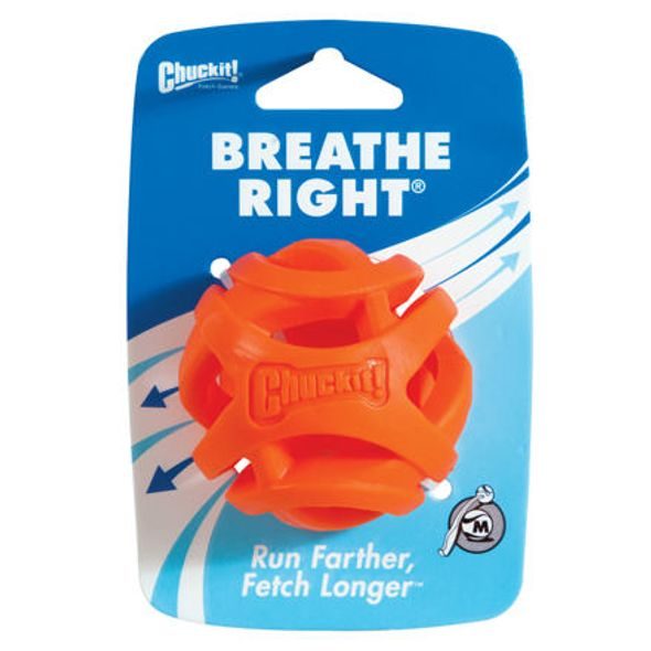 CHUCKIT! MÍČEK BREATHE RIGHT MEDIUM 6,5 CM - MÍČKY PRO PSY - CHOVATELSKÉ POTŘEBY MALVÍKZOO