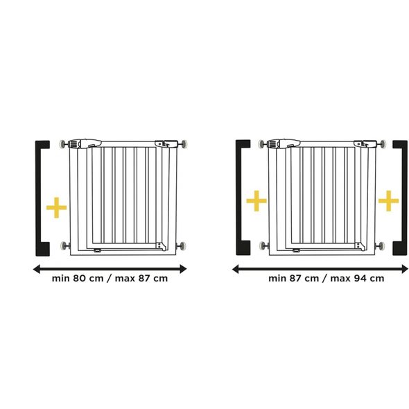 SAFETY 1ST ROZŠÍŘENÍ ZÁBRANY SIMPLY CLOSE METAL & WOOD 7 CM - BEZPEČNOST DĚTÍ V DOMÁCNOSTI - KOUPÁNÍ A ZDRAVÍ