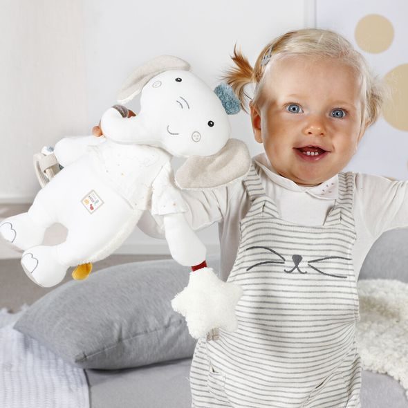 BABY FEHN AKTIVITY HRAČKA SLON - HRAČKY K ZAVĚŠENÍ - PRO DĚTI