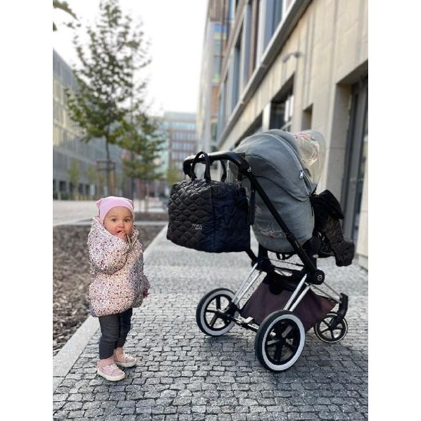 PINKIE KABELA NA KOČÁREK SUPERFINE BLACK XL - PŘEBALOVACÍ TAŠKY - KOČÁRKY A PŘÍSLUŠENSTVÍ