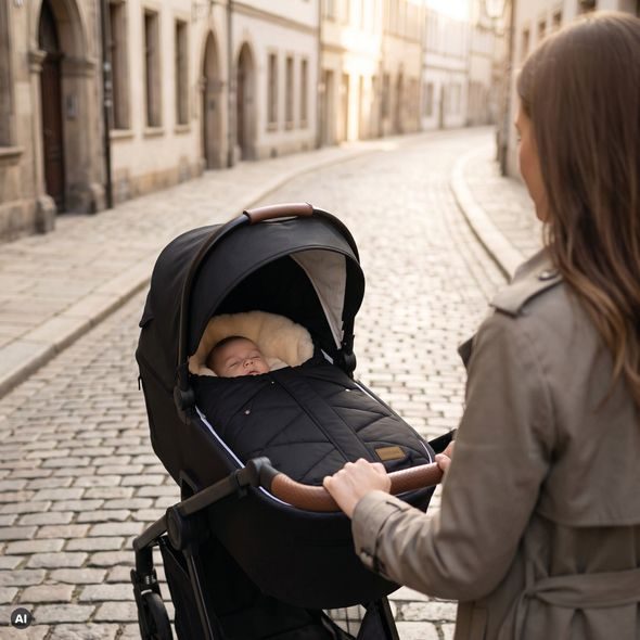FILLIKID FUSAK ZIMNÍ VEGAN STYLE BLACK - FUSAKY DO KOČÁRKU - KOČÁRKY A PŘÍSLUŠENSTVÍ