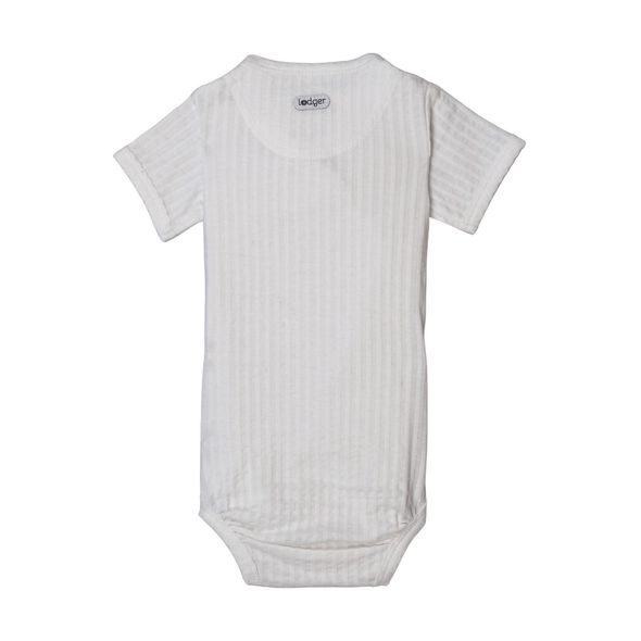 LODGER ROMPER SS SEERSUCKER CLOUD DANCER 68 - BODY - PRO DĚTI