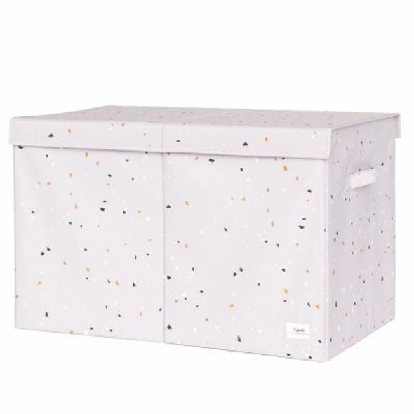 3 SPROUTS TRUHLA NA HRAČKY RECYCLED TERRAZZO/LIGHT GRAY - BOXY NA HRAČKY - SPINKÁNÍ