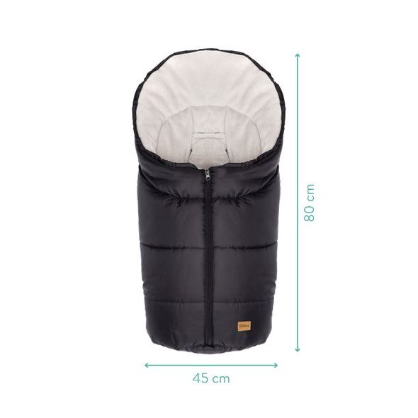 FILLIKID FUSAK ZIMNÍ ECO SMALL GR.0 BLACK - FUSAKY DO KOČÁRKU - KOČÁRKY A PŘÍSLUŠENSTVÍ