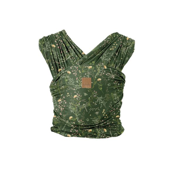 KIKKABOO ŠÁTEK NA NOŠENÍ DĚTÍ ISLA SECRET GARDEN GREEN - KLOKANKY A ŠÁTKY - NOŠENÍ & SPORT