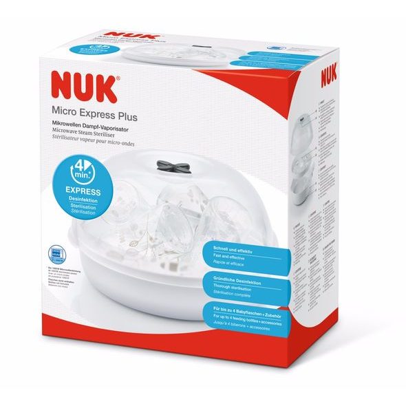 NUK STERILIZÁTOR DO MIKROVLNKY MICRO EXPRESS PLUS - STERILIZÁTORY - KRMENÍ