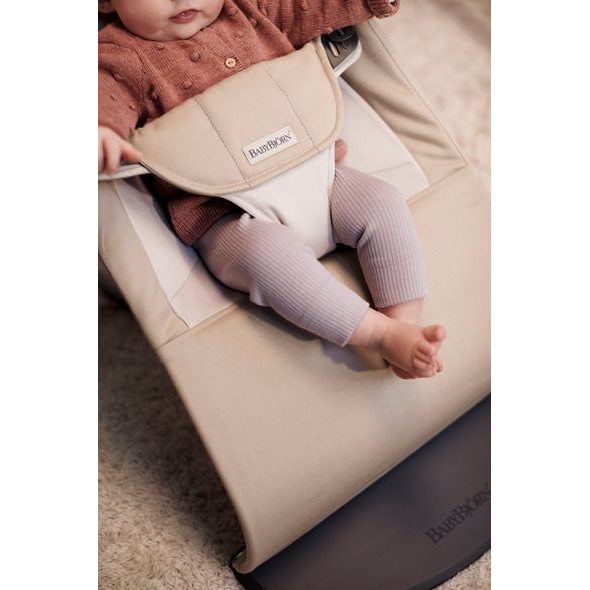 BABYBJÖRN LEHÁTKO BALANCE SOFT COTTON KHAKI / BEIGE - LEHÁTKA A HOUPADLA - SPINKÁNÍ