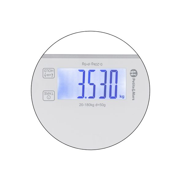 PETITE&MARS MULTIFUNKČNÍ DIGITÁLNÍ VÁHA 2V1 LIBRA - KOJENECKÉ VÁHY - KOUPÁNÍ A ZDRAVÍ