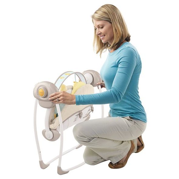 BRIGHT STARTS LEHÁTKO/HOUPÁTKO PŘENOSNÉ SNUGGLE DUCKLING™ (DO 9 KG) - LEHÁTKA A HOUPADLA - SPINKÁNÍ