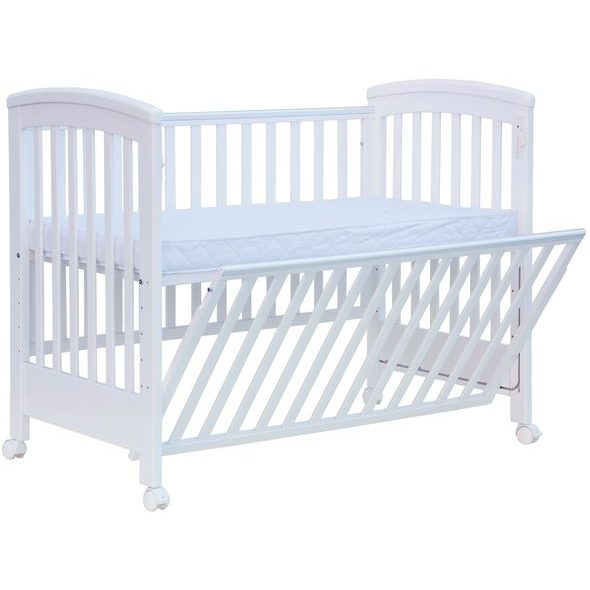 SCARLETT DĚTSKÁ POSTÝLKA K POSTELI RODIČŮ SCARLETT LAURA - BÍLÁ (BUK) - 120 X 60 CM - DŘEVĚNÉ POSTÝLKY - SPINKÁNÍ