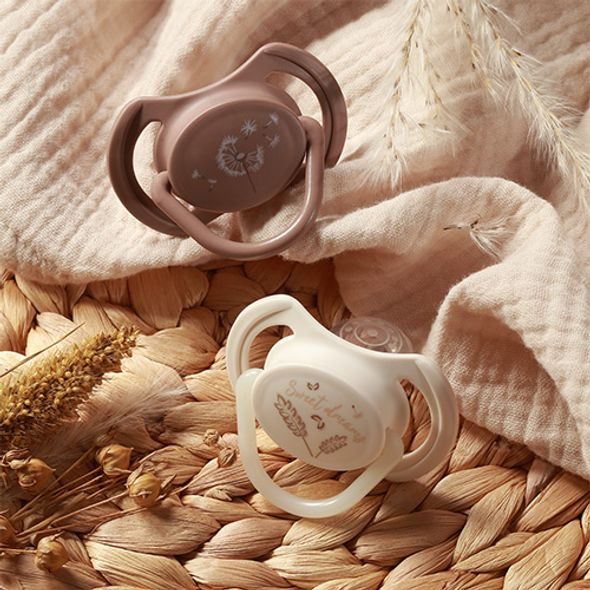 BABYONO DUDLÍKY SILIKONOVÉ SYMETRICKÉ 18M+, 2 KS - ŠIDÍTKA A DOPLŇKY - KRMENÍ