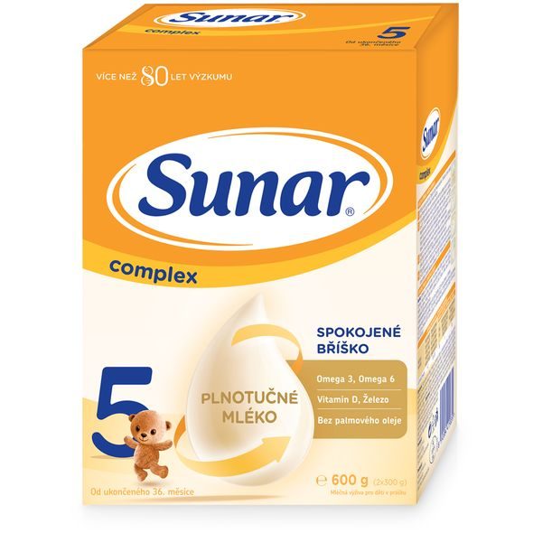 SUNAR COMPLEX 5 MLÉKO KOJENECKÉ 600G - KOJENECKÁ MLÉKA - KRMENÍ