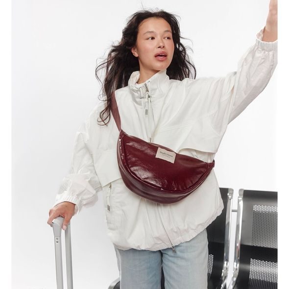 STUDIO NOOS LEATHER ADULT FANNY KABELKA BURGUNDY - DOPLŇKY - PRO MAMINKY