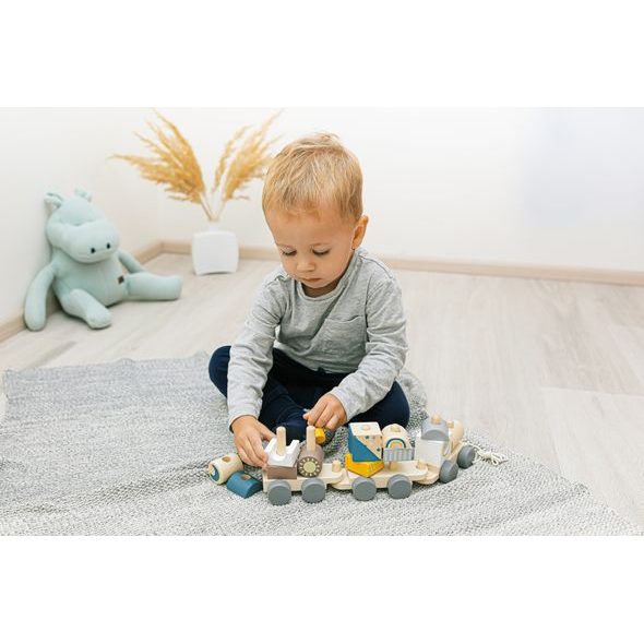 ZOPA DŘEVĚNÝ VLÁČEK - VLÁČKY - PRO DĚTI