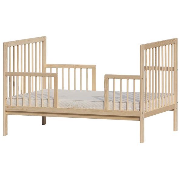 SCARLETT DĚTSKÁ POSTÝLKA S VYNDAVACÍMI PŘÍČKAMI DOMINIK ECO (BOROVICE) 140X70CM - DŘEVĚNÉ POSTÝLKY - SPINKÁNÍ