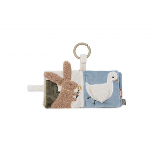 JOLLEIN TEXTILNÍ KNÍŽKA S AKTIVITAMI TINY PARK - KNÍŽKY PRO NEJMENŠÍ - PRO DĚTI