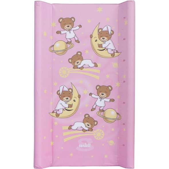 SCARLETT PŘEBALOVACÍ PODLOŽKA S PEVNOU VLOŽKOU GALAXY 80X50CM RŮŽOVÁ - PŘEBALOVACÍ PODLOŽKY - PŘEBALOVÁNÍ