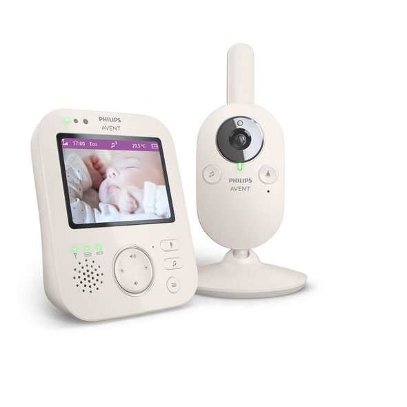 PHILIPS AVENT BABY VIDEO MONITOR SCD891/26 + ZDARMA NATTOU USÍNÁČEK 4V1 - ELEKTRONICKÉ CHŮVIČKY - SPINKÁNÍ