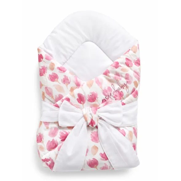 ENIE BABY ZAVINOVAČKA 80X80CM TULIPÁNY BAVLNĚNÝ SATÉN - ZAVINOVAČKY - SPINKÁNÍ
