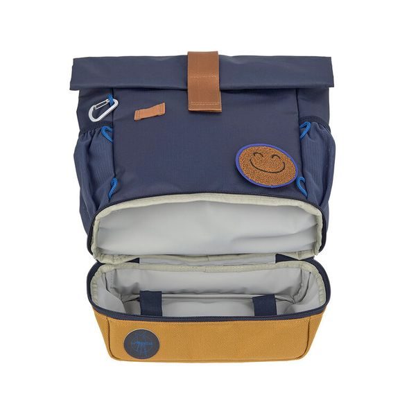 LÄSSIG MINI ROLLTOP DĚTSKÝ BATOH LITTLE GANG NAVY - BATOHY A TAŠKY - PRO DĚTI