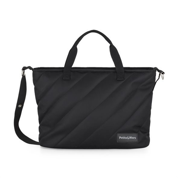 PETITE&MARS TAŠKA PŘEBALOVACÍ MIA ABSOLUTE BLACK - PŘEBALOVACÍ TAŠKY - KOČÁRKY A PŘÍSLUŠENSTVÍ