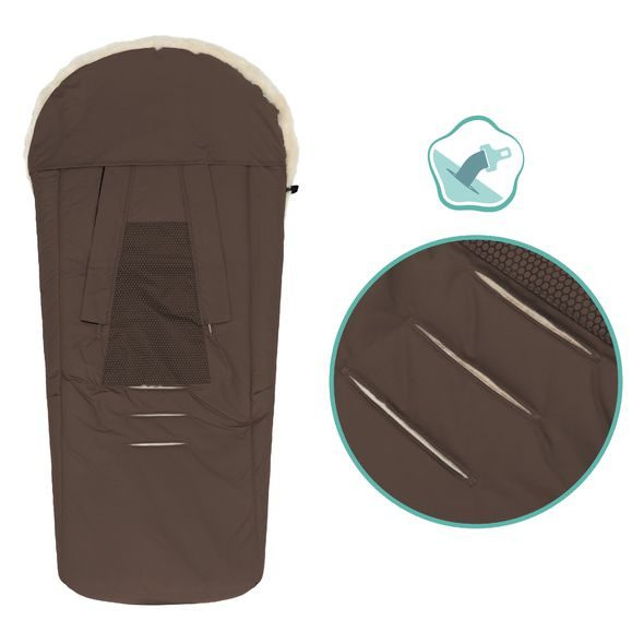 FILLIKID FUSAK ZIMNÍ VEGAN COMFORT BROWN - FUSAKY DO KOČÁRKU - KOČÁRKY A PŘÍSLUŠENSTVÍ
