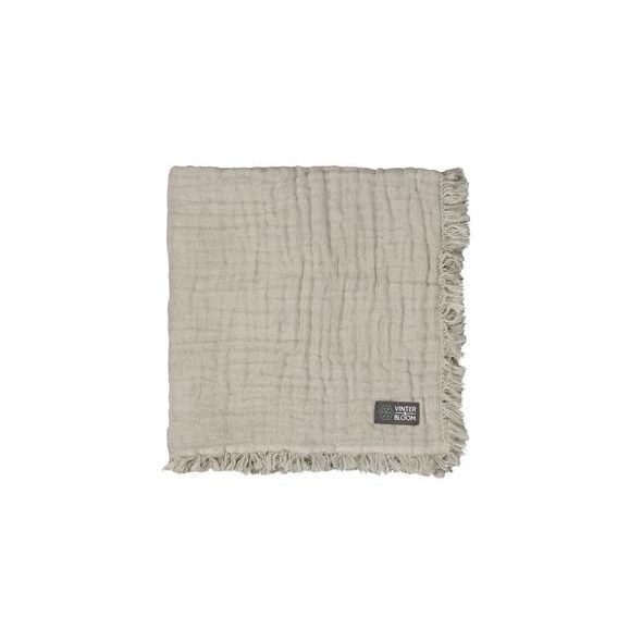 VINTER & BLOOM DEKA FEATHER MUSLIN ORGANIC PEBBLE GREIGE - DĚTSKÉ DEKY PRO MIMINKA - SPINKÁNÍ