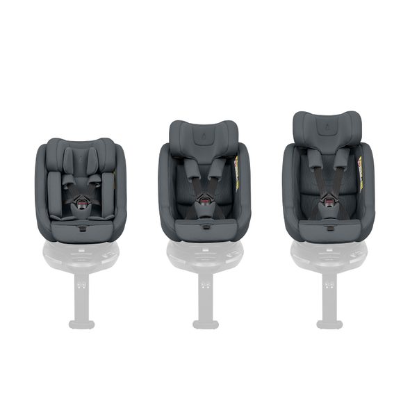 KIKKABOO AUTOSEDAČKA 40-105 CM I-CLASS PLUS I-SIZE GRAPHITE - AUTOSEDAČKY 0-18KG - AUTOSEDAČKY A PŘÍSLUŠENSTVÍ