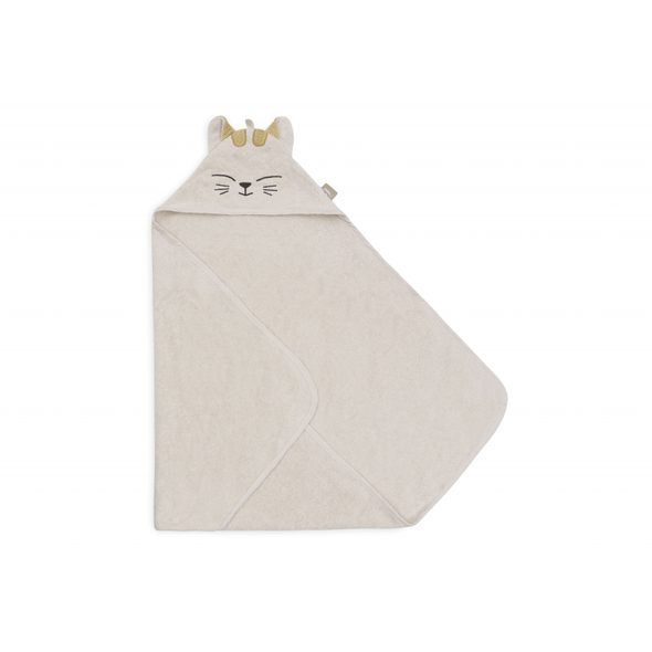 JOLLEIN OSUŠKA S KAPUCÍ FROTÉ 75X75CM KOČIČKA CHARLIE - OSUŠKY A DĚTSKÉ ŽUPANY - KOUPÁNÍ A ZDRAVÍ