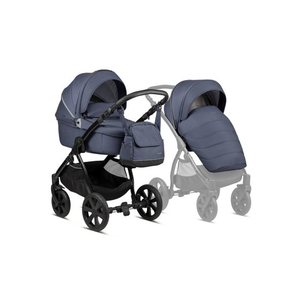 NOORDI FJORDI 2V1 JEANS BLUE 2022 - DVOJKOMBINACE - KOČÁRKY A PŘÍSLUŠENSTVÍ