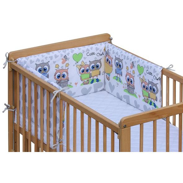 SCARLETT MANTINEL DO POSTÝLKY 4-DÍLNÝ KULÍŠEK ŠEDÁ 180X30CM - MANTINELY - SPINKÁNÍ