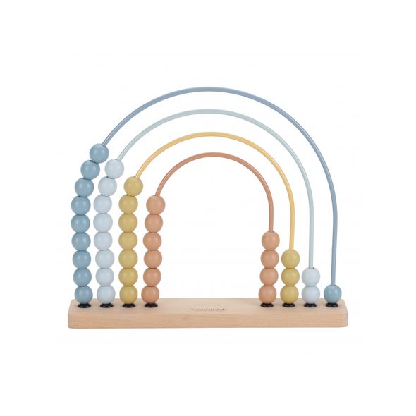 LITTLE DUTCH POČÍTADLO DŘEVĚNÉ DUHA FOREST FRIENDS - MOTORICKÉ A HRY - PRO DĚTI