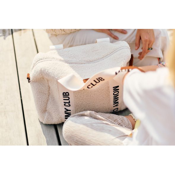 CHILDHOME PŘEBALOVACÍ TAŠKA MOMMY CLUB SIGNATURE TEDDY OFF WHITE - PŘEBALOVACÍ TAŠKY - KOČÁRKY A PŘÍSLUŠENSTVÍ