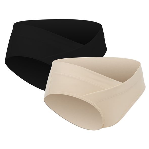 CANPOL BABIES TĚHOTENSKÉ KALHOTKY S NÍZKÝM PASEM MUMFIT S/M 2KS - TĚHOTENSKÉ SPODNÍ PRÁDLO - PRO MAMINKY