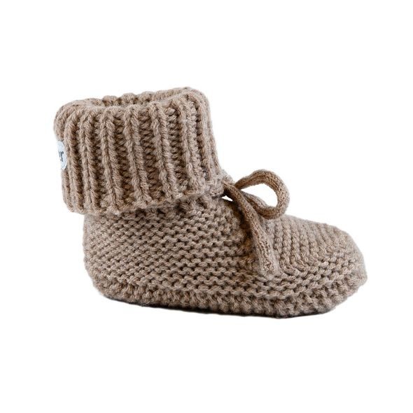 LODGER SLIPPER FOLKLORE MERINO WOOL BUFFALO 0 - 6 MĚSÍCŮ - BOTIČKY - PRO DĚTI