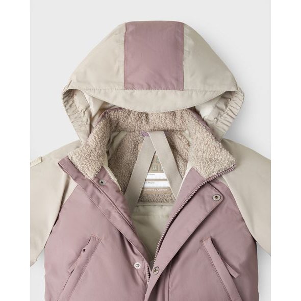 LEOKID ZIMNÍ KOMBINÉZA COLOR BLOCK PINK SLATE VEL. 3 - 4 ROKY (VEL. 98) - ZIMNÍ KOMBINÉZY - PRO DĚTI