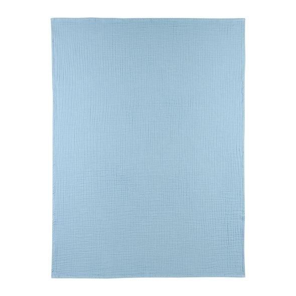 MEYCO MUŠELÍNOVÁ PŘIKRÝVKA 75X100 - JEANS BLUE - DĚTSKÉ DEKY PRO MIMINKA - SPINKÁNÍ