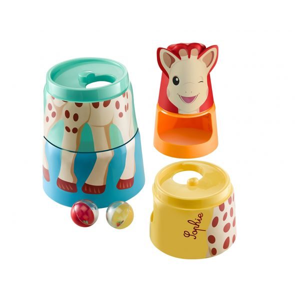 VULLI OBŘÍ VĚŽ ŽIRAFY SOPHIE - STOHOVACÍ HRAČKY - PRO DĚTI