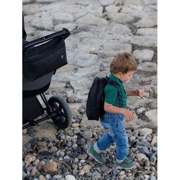 PINKIE ORGANIZÉR BLACK COMB S PŘEDNÍ KAPSOU-L - ORGANIZÉRY A KOŠÍKY - KOČÁRKY A PŘÍSLUŠENSTVÍ