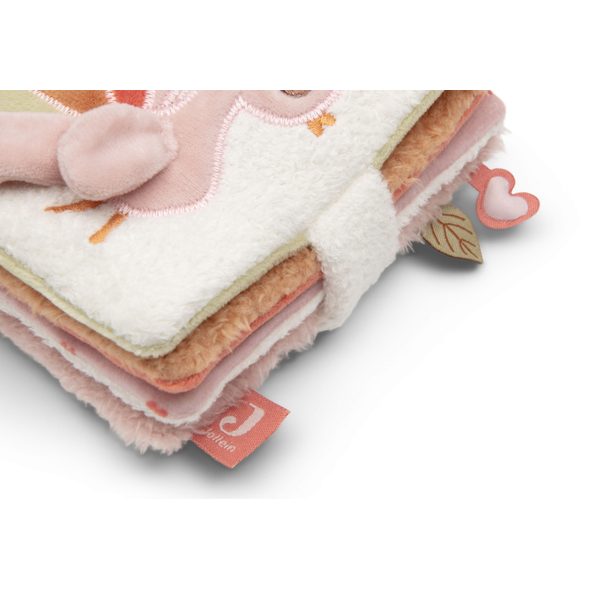 JOLLEIN TEXTILNÍ KNÍŽKA S AKTIVITAMI SOFT PLUMES - KNÍŽKY PRO NEJMENŠÍ - PRO DĚTI