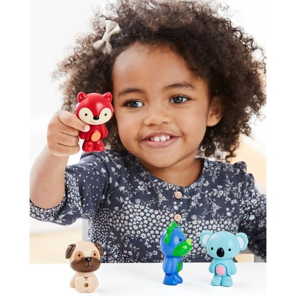 SKIP&HOP ZOO FIGURKY SET 4 KS 2+ - ZVÍŘATA - PRO DĚTI