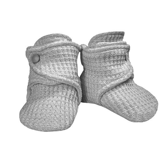 ESITO CAPÁČKY PRO MIMINKA BAREFOOT SVETROVÉ COOL GREY - ŠEDÁ / 0 - DÉLKA STÉLKY: 10 CM - KOJENECKÉ CAPÁČKY - PRO DĚTI