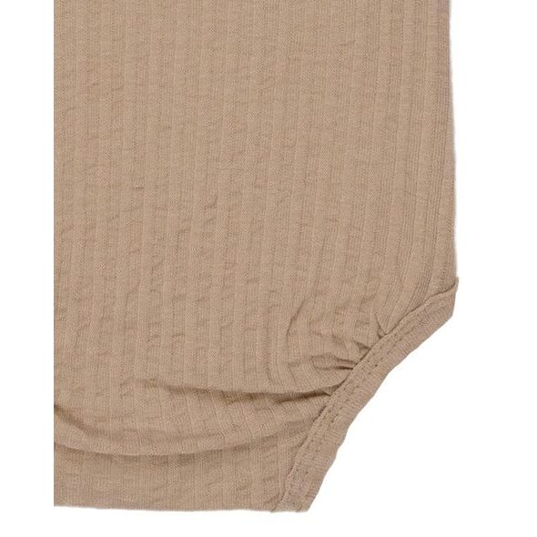 LODGER ROMPER SS SEERSUCKER BEIGE 56 - BODY - PRO DĚTI