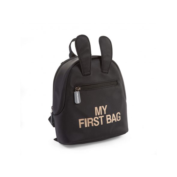 CHILDHOME DĚTSKÝ BATOH MY FIRST BAG BLACK - BATOHY A TAŠKY - PRO DĚTI