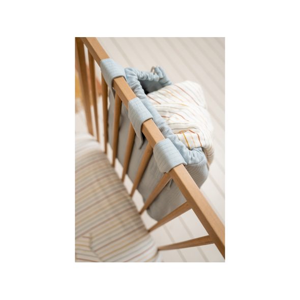 LITTLE DUTCH ZÁVĚSNÁ TAŠKA NA HRAČKY PURE SOFT BLUE - BOXY NA HRAČKY - SPINKÁNÍ