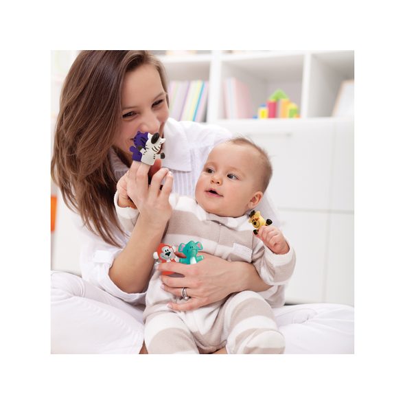 LUDI PRSTOVÍ MAŇÁSCI ZVÍŘÁTKA Z DŽUNGLE - MALÉ HRAČKY DO RUČIČKY - PRO DĚTI