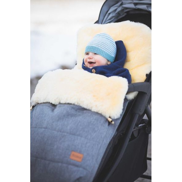 FILLIKID FUSAK ZIMNÍ Z JEHNĚČÍ KOŽEŠINY BERNINA BLACK - FUSAKY DO KOČÁRKU - KOČÁRKY A PŘÍSLUŠENSTVÍ