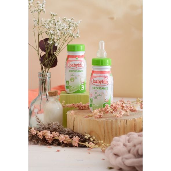 BABYBIO 6X CROISSANCE 3 TEKUTÉ BATOLECÍ KOJENECKÉ BIO MLÉKO 0,25 L - KOJENECKÁ MLÉKA - KRMENÍ