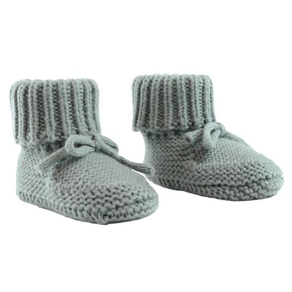 LODGER SLIPPER FOLKLORE MERINO WOOL SILK 0 - 6 MĚSÍCŮ - BOTIČKY - PRO DĚTI